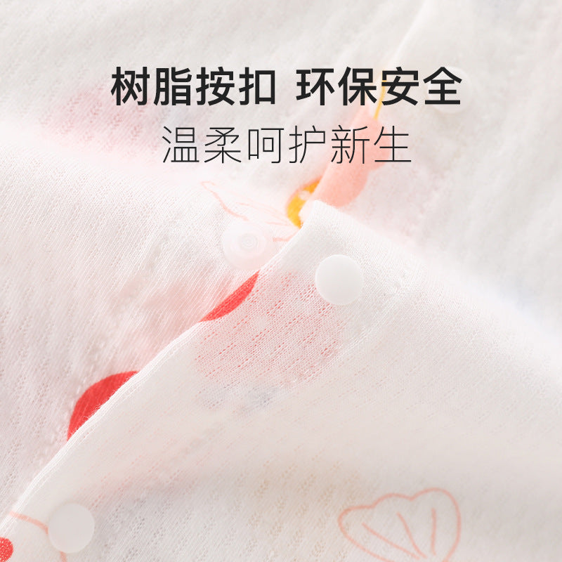 Wholesale baby rompers - spring/summer lightweight air conditioning suits, baby pajamas, long-sleeve onesies, crawling suits, newborn clothes