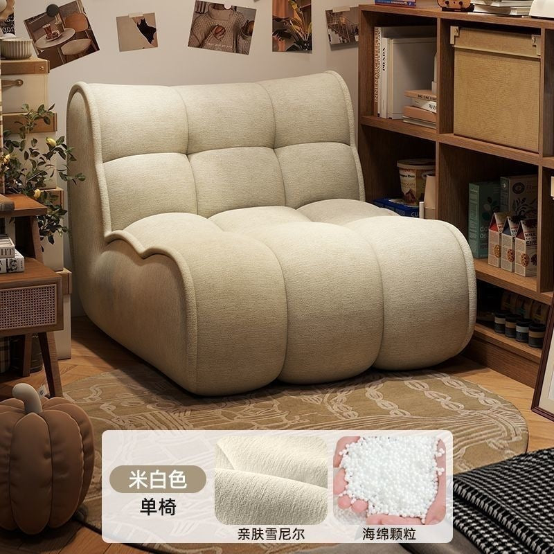 Lazy sofa single retro tatami sofa chair living room small sofa for homeplaid sofa chair small apartment