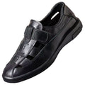 New arrival business hole cool leather shoes men's casual wedding groom british sandals summer breathable youth pointed toe men's shoes