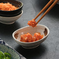 Japanese retro dipping sauce ceramic ingot dish - sushi topping, snack, and side dish plate - restaurant, hotel, and home use soy sauce dish