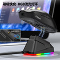 Viper x11 mouse lightweight esports gaming tri-mode wireless bluetooth mouse with charging rgb dock for desktop