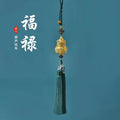 Car pendant car pendant retrocut out gourd car interior decoration car hanging ping an double tassel chinese style pendant