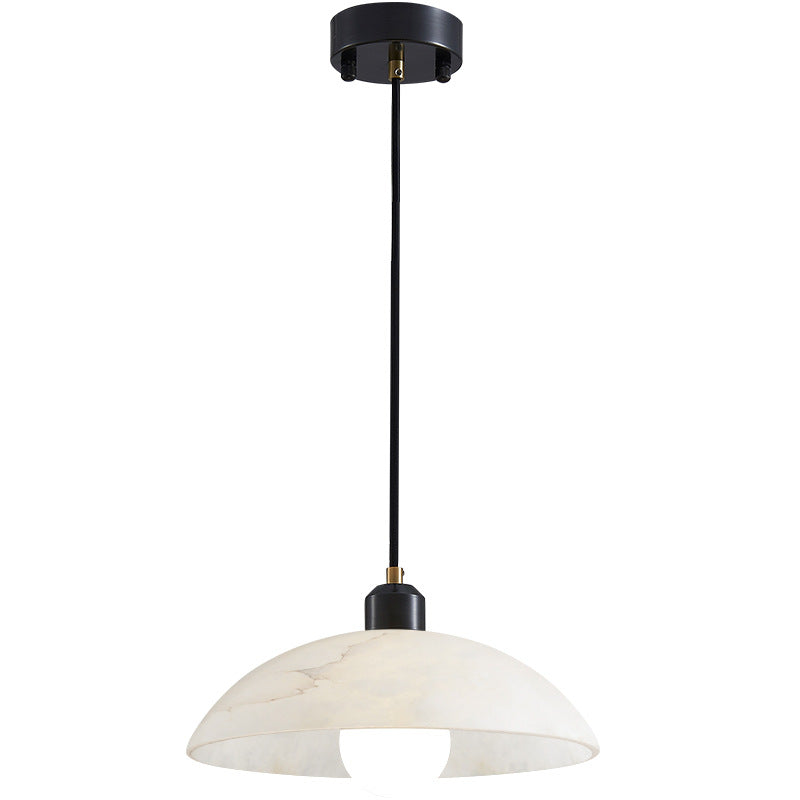 Marble all-copper chandelier modern simple light luxury restaurant chandelier bar light designer creative aisle entry lighting