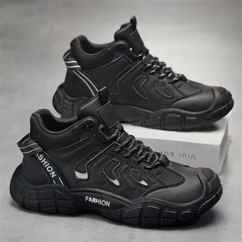 Men's shoes 2026 new spring versatile casual outdoor hiking shoes wear-resistant breathable sports workwear safety shoes for men