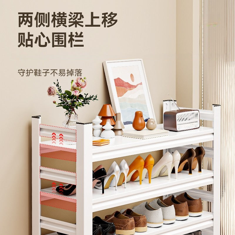 Household steel shoe rack floor-standing multi-layer storage rack simple storage rack entrance entrance door large-capacity shoe cabinet