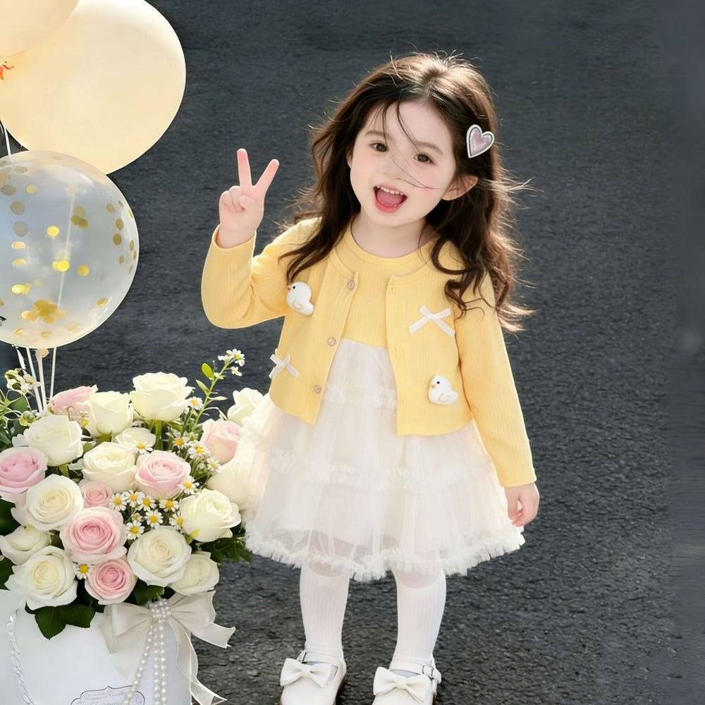 [on behalf of delivery] girls' tweed style dress spring & fall suit skirt  new style cute princess skirt for girls