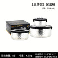 large-capacity stainless steel insulated bucket lunch box food warmer insulated pot bucket cold and hot rice bucket