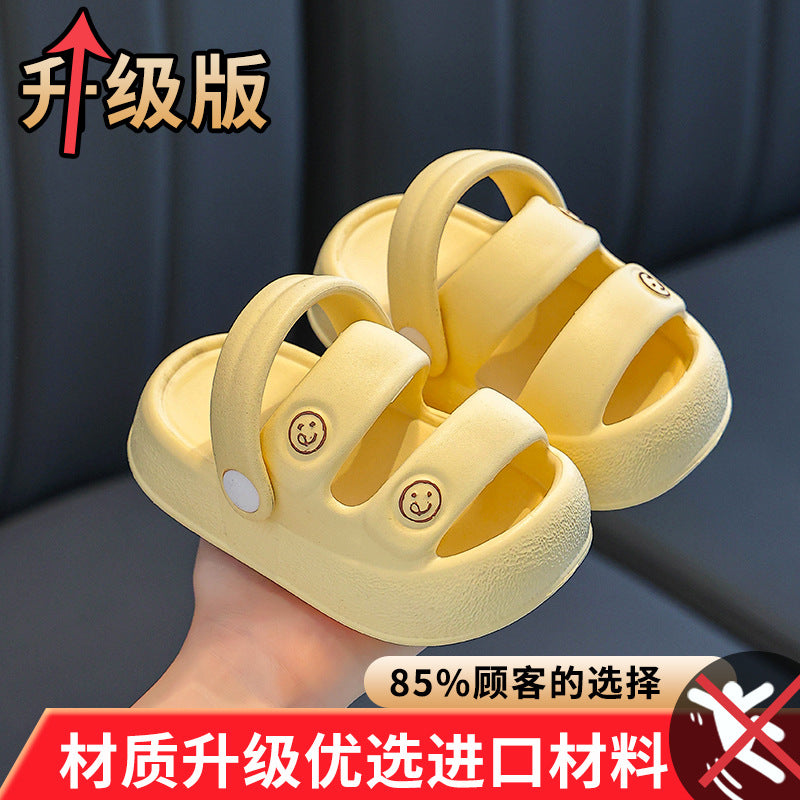 Kids sandals  summer new fashion middle and big children's beach shoes girls k-style soft bottom kids shoes trendy