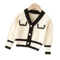 Girls' knitted sweater set - two-piece outfit - new autumn/winter  collection - baby girl flare pants & cardigan set