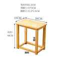 Thickened tea room stool low stool new chinoiserie small square stool for home small stool bamboo stool living room small bench tea table stool