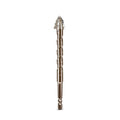 Baolian four-edged sawtooth eccentric drill full ceramic tile cast iron concrete hexagonal drilling drill bit dry drilling artifact
