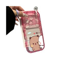 Suitable for apple 18 yifubu couple mobile phone case cartoon chirping transparent acrylic iphone17 protective cover