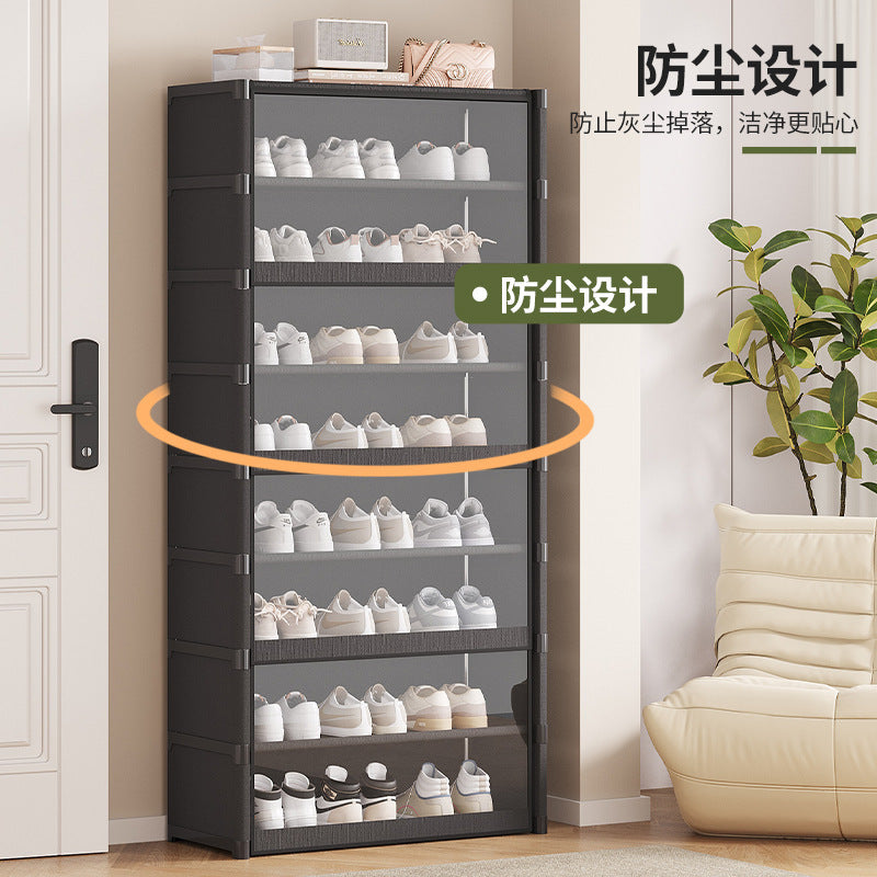 Simple shoe cabinet, home entrance, living room, dustproof and transparent, small apartment, large-capacity storage, shoe rack