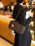 Genuine leather women's bag - premium shoulder bag - 2024 autumn/winter new collection - vintage fashion women's bag - everyday commute crossbody bag