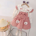 Girls' cartoon dress - new autumn  collection - spring/autumn princess style - baby overalls - stylish & trendy for kids