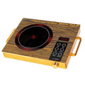 Full microcrystalline electric ceramic stove (yellow wood grain)