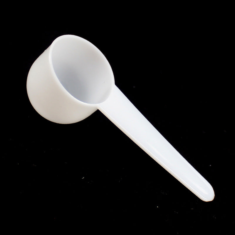 Plastic spoon 10ml facial mask spoon feed fertilizer pesticide liquid powder short handle measuring spoon filled with water 10g