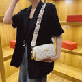 Xiaoxiangfeng bag new arrivalfashion quilted embroidery thread women's bag easiest for match shoulder bag three-layer chain mobile phone bag crossbody bag
