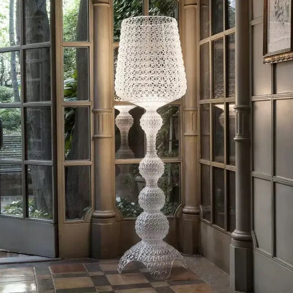 Italian designer living room floor lamp creative model room bedroom Internet celebrity kertell lace wine glass desk lamp