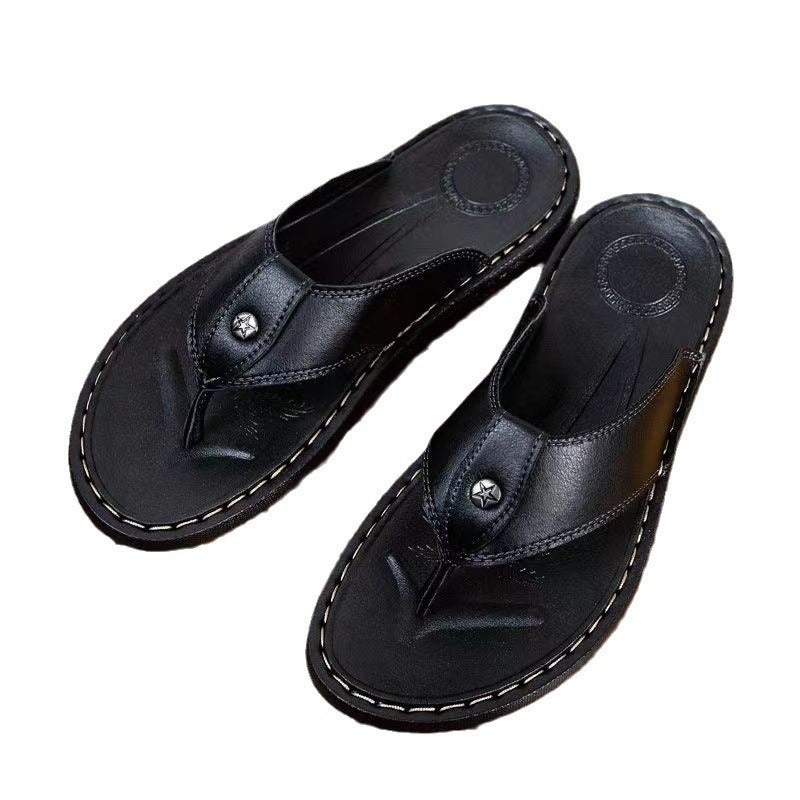 New men's flip-flops: stylish, outdoor, non-slip, durable, summer beach sandals