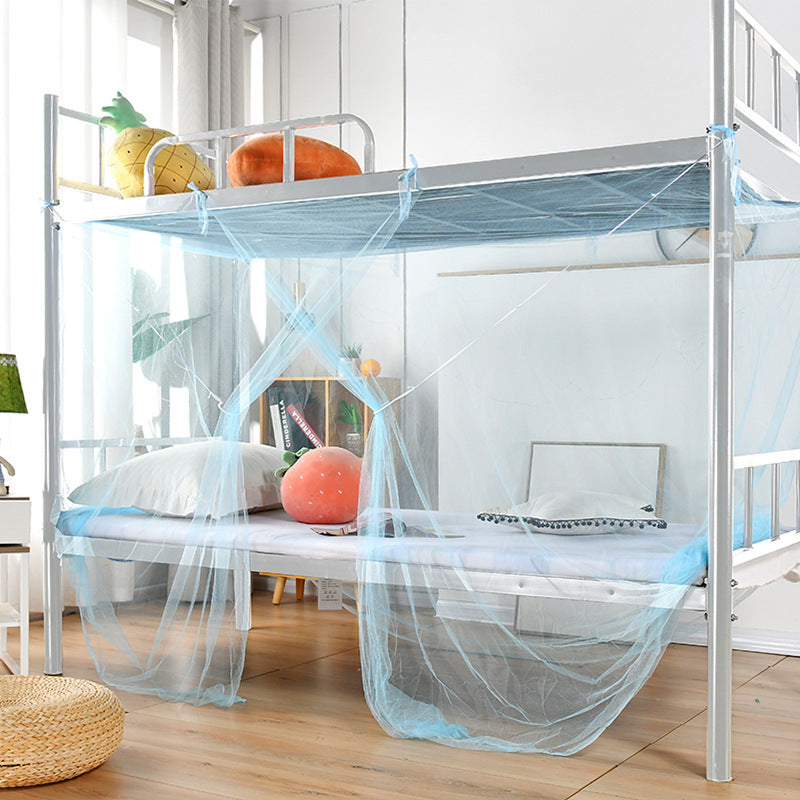 Mosquito net student dormitory enlarged space casual style all-inclusive mosquito net bedroom bunk bed neutral anti-mosquito and dust-proof model