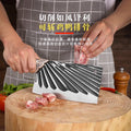 Longquan forged kitchen knife - household cleaver & slicing knife combo - sharp stainless steel chopping & slicing knife