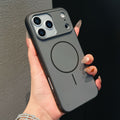 Premium anti-fingerprint, anti-slip, color-blocked, soft-touch 2-in-1 iphone 17 pro max case with 15 magnetic attachment compatibility