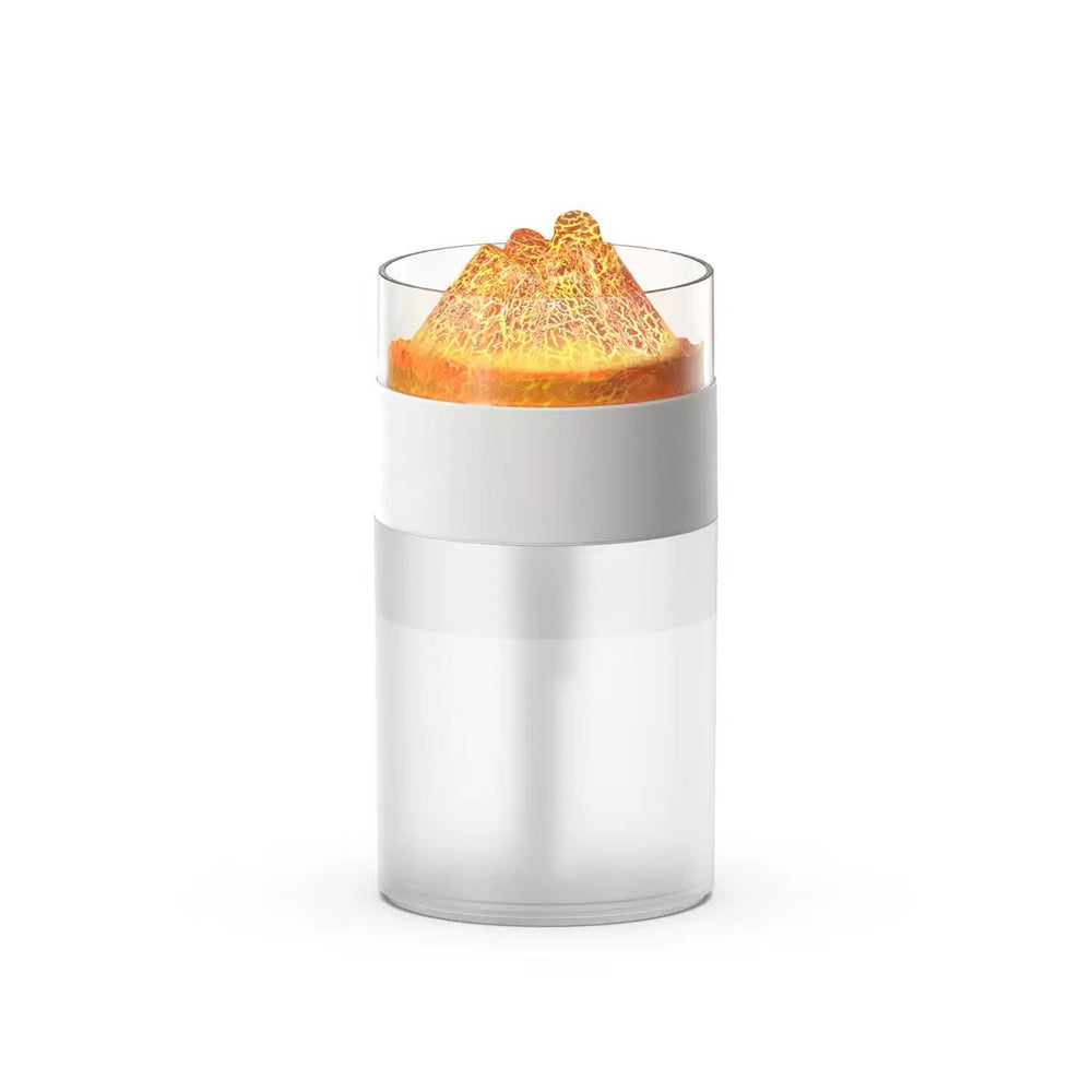 New salt stone simulated flame aroma diffuser, colorful campfire aroma diffuser, usb home humidifier, essential oil diffuser