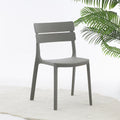 Scandinaviancasual plastic dining chair metal back chair thickened stackable for home restaurant restaurant milk tea shop chair