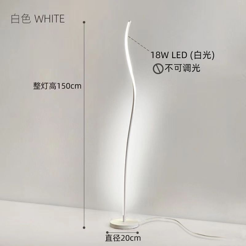 Nordic design insnormcore floor lamp bedroom living room bedside table lamp casualpopular atmosphere vertical floor lamp