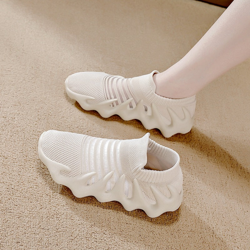 2025 summer new arrival: women's octopus sneakers - athletic, casual, mesh, breathable, flyknit running shoes