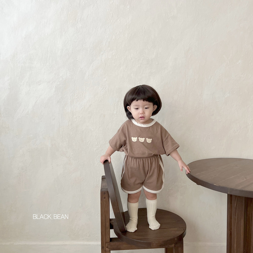 new korean style ins summer baby short-sleeve and shorts set, toddler and child unisex pajamas/loungewear