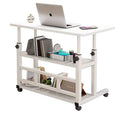 Lift study table bedside table bedroom simple bed computer bedroom lazy table movable office simple desk