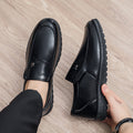 【genuine soft leather】men's autumn/winter leather shoes - stylish, versatile business casual shoes for men - soft sole, comfortable dad shoes for middle-aged and elderly men