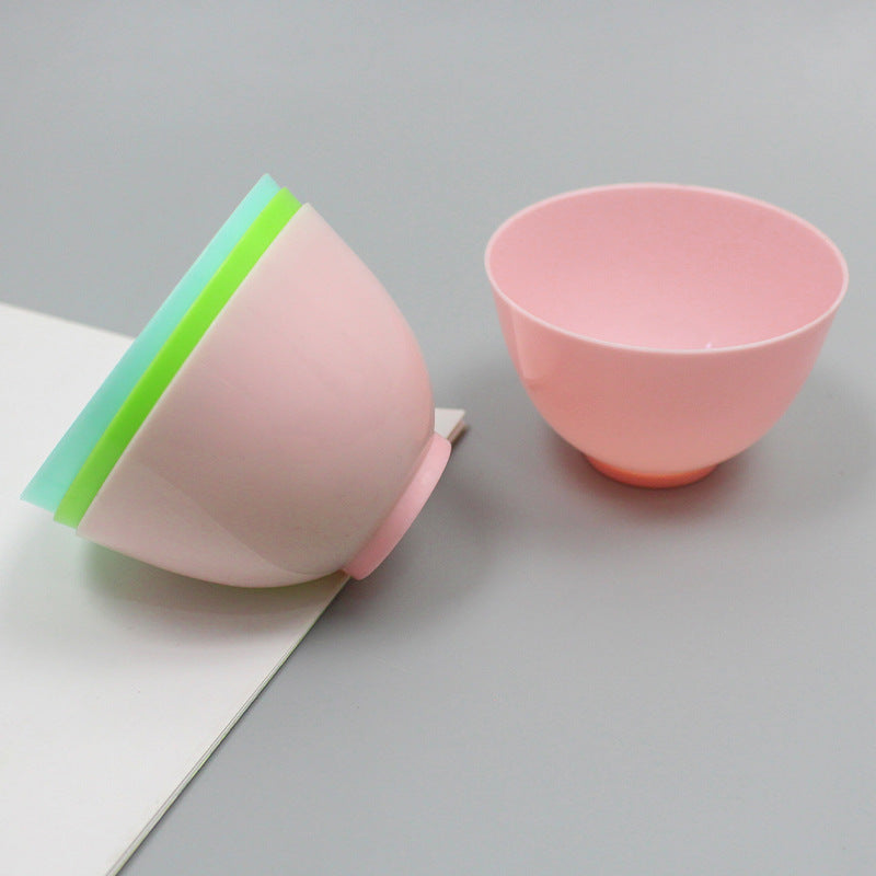 Wholesale set of plastic facial mask bowls for beauty, spa, and mask mixing - small bowl, 81mm diameter, 52mm height - cosmetics supplies