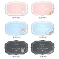 Car anti-slip mat pvc silicone coaster heat insulation pad decorative car creative cartoon interior center console organizer