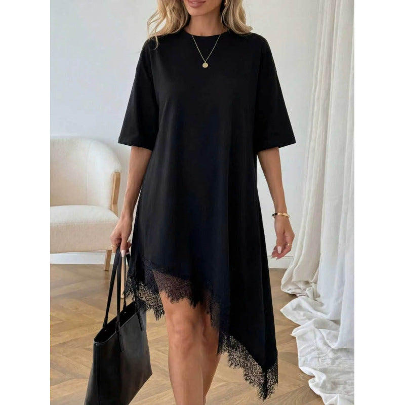 Shipped: new summer collection for independent e-commerce stores - cross-border european & american women's fashion - sexy lace trim dress