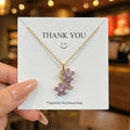 popular copper inlaid with zirconium and diamonds, flower necklace for women, accessible luxury fashion, new versatile titanium steel clavicle chain jewelry