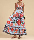 fashion amazon 2026 summer new arrival ethnic style fashionsexy silm printing suspender dress