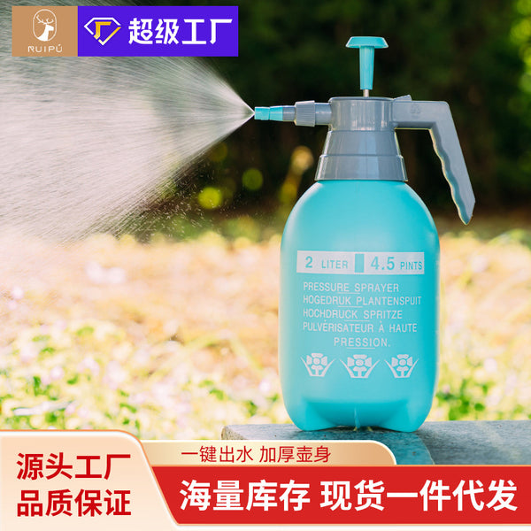 watering can Watering flowers Household gardening Air pressure type high pressure spray kettle Disinfection special long nozzle watering kettle