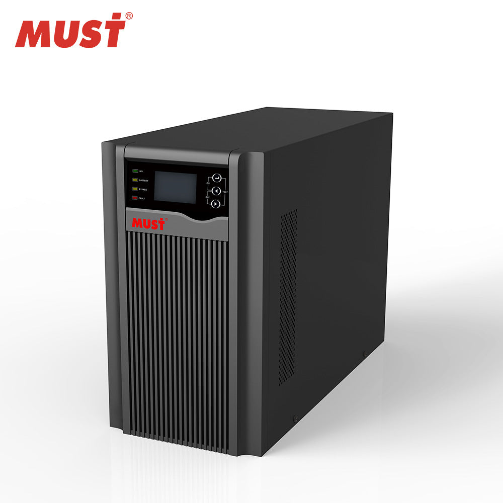 Limited time promotion online UPS uninterruptible power supply 1KVA/1KW single in single out, spare external delay battery