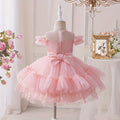Exportgirl evening dress one shoulder performance princess dress one year old birthday party dress girl dress