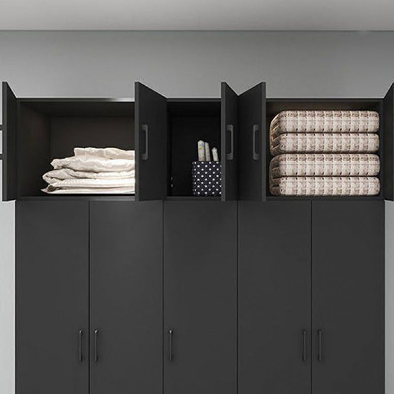 Solid wood large wardrobe heightened hanging cabinet top cabinet top box cabinet can be determined solid wood storage box locker wall wall cabinet bedroom cabinet
