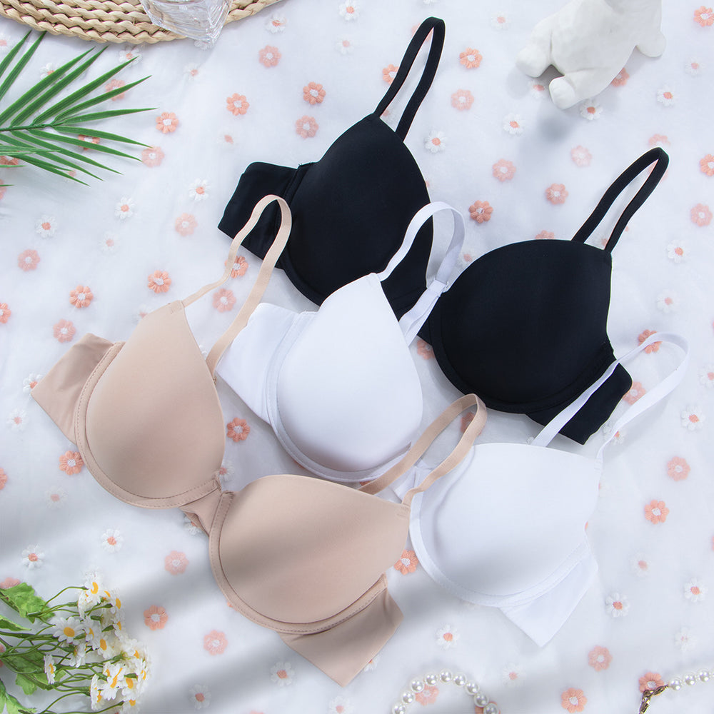 foreign trade intimates source french seamless intimates women's small breasts show big soft steel ring gathered plump expansion bra