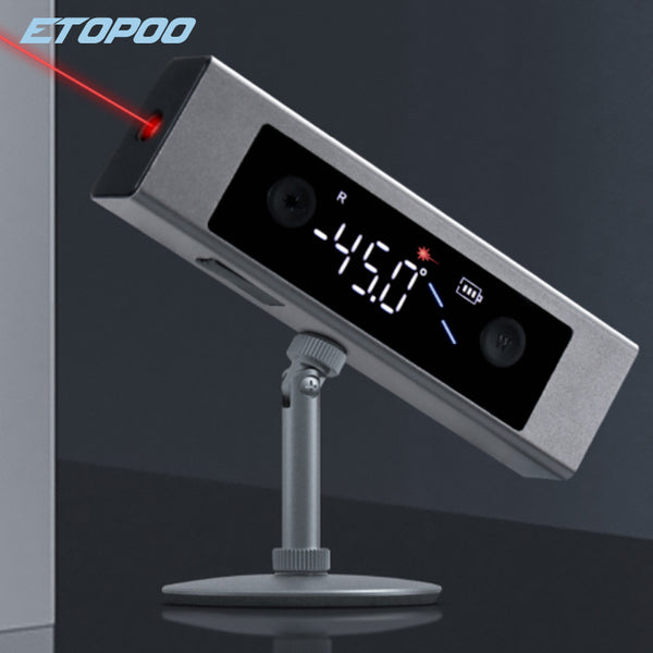 LI2 Dual Laser Angle Projector Level Inclinometer Inclinometer High Precision LED Screen Digital Display Angle Ruler