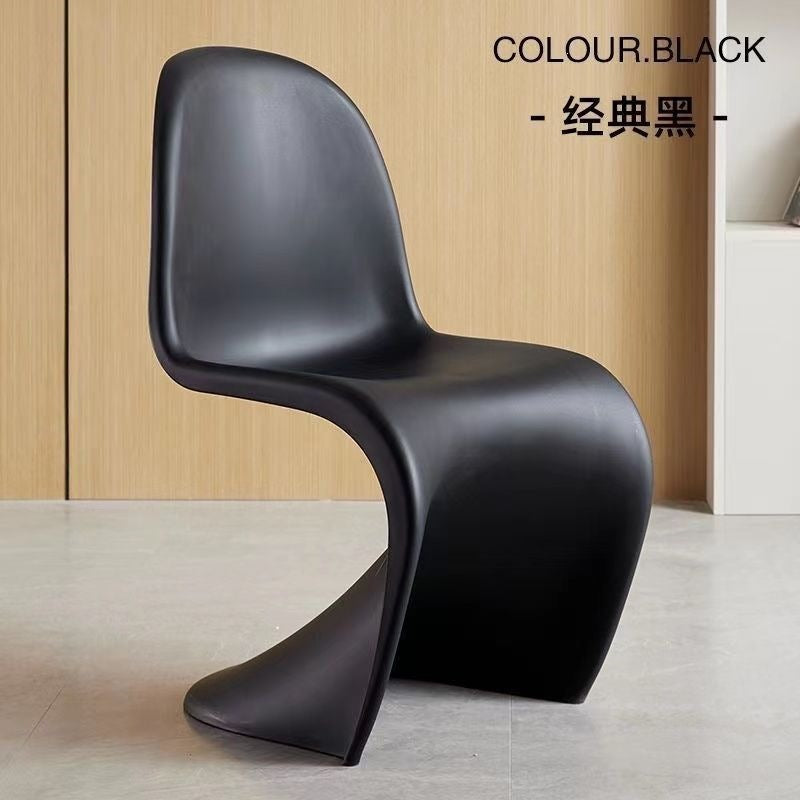 For home backrest chair stackable restaurant popular makeup chair casual creative dining chair sitting negotiation office chair