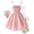Girls' dress - cross-border children's wear -  european & american spring/summer  hot seller - spaghetti strap princess party dress