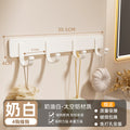 Bathroom punch-free door hook, bathroom accessories, wall-mounted, traceless adhesive hook, bedroom entrance coat hook