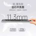 Mk781 wireless bluetooth keyboard - rechargeable, slim scissor-style keyboard for laptops, desktops, tablets, and phones
