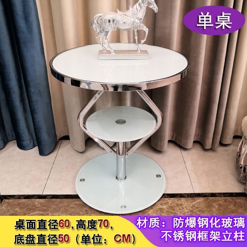 Balcony table and chair set, casual table and chair set, combination tea table, tea table, small coffee table, sofa edge, bedroom tea table and chair